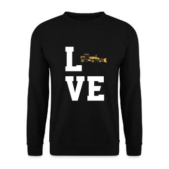 Dear Grader - Unisex Sweatshirt - black - Front - Alina (178cm) & Michal (187cm)
