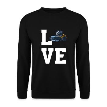 Love Reels - Unisex Sweatshirt - black - Front - Alina (178cm) & Michal (187cm)