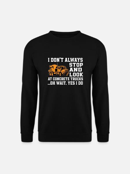 Truck Mixer Gift - Unisex Sweatshirt - black