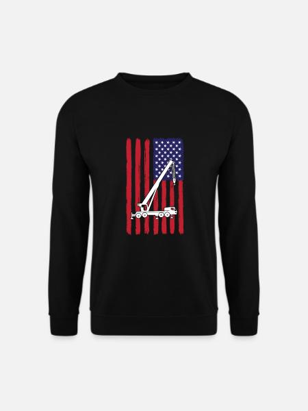 USA Crane - Unisex Sweatshirt - black