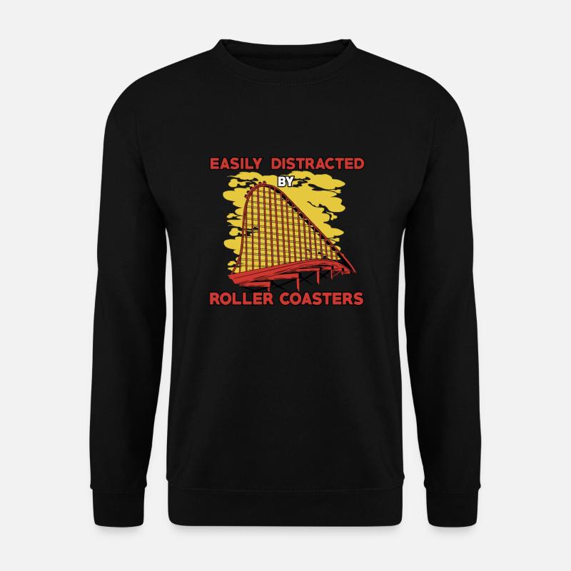 Roller Coaster T-Shirt - Sweat-shirt Unisexe - noir