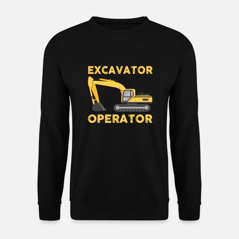 Baggerfahrer - Unisex Pullover - Schwarz