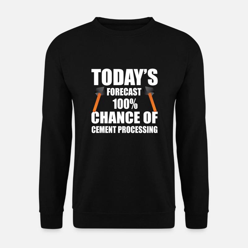 Retro Wing Foiler - Unisex Pullover - Schwarz