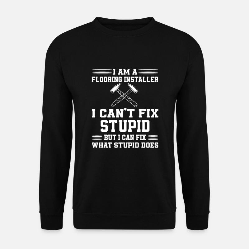 Cadeau de plancher amusant - Sweat-shirt Unisexe - noir