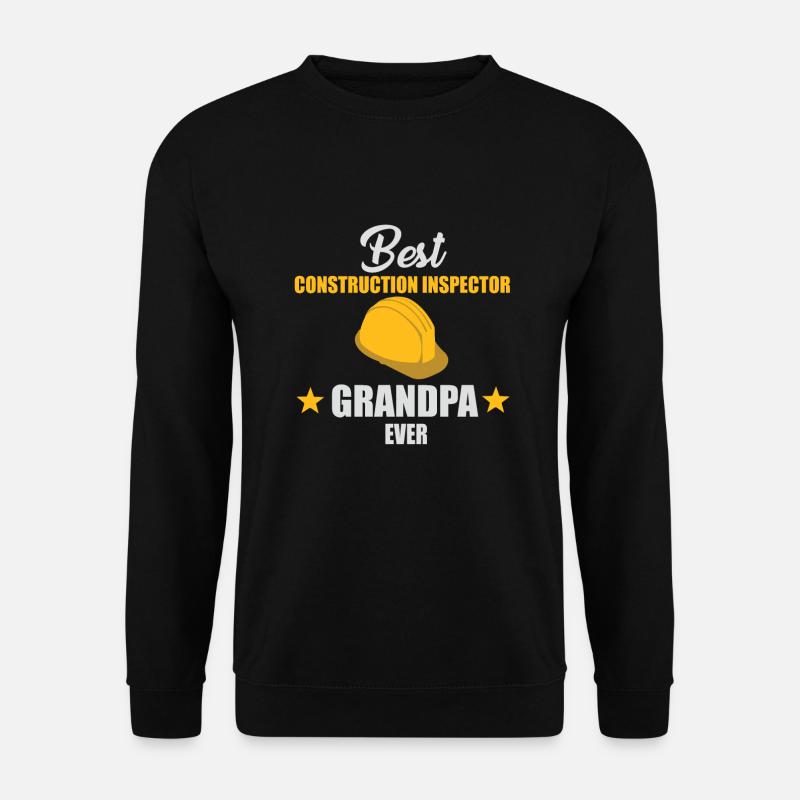 Building inspector grandfather - Unisex Sweatshirt - black