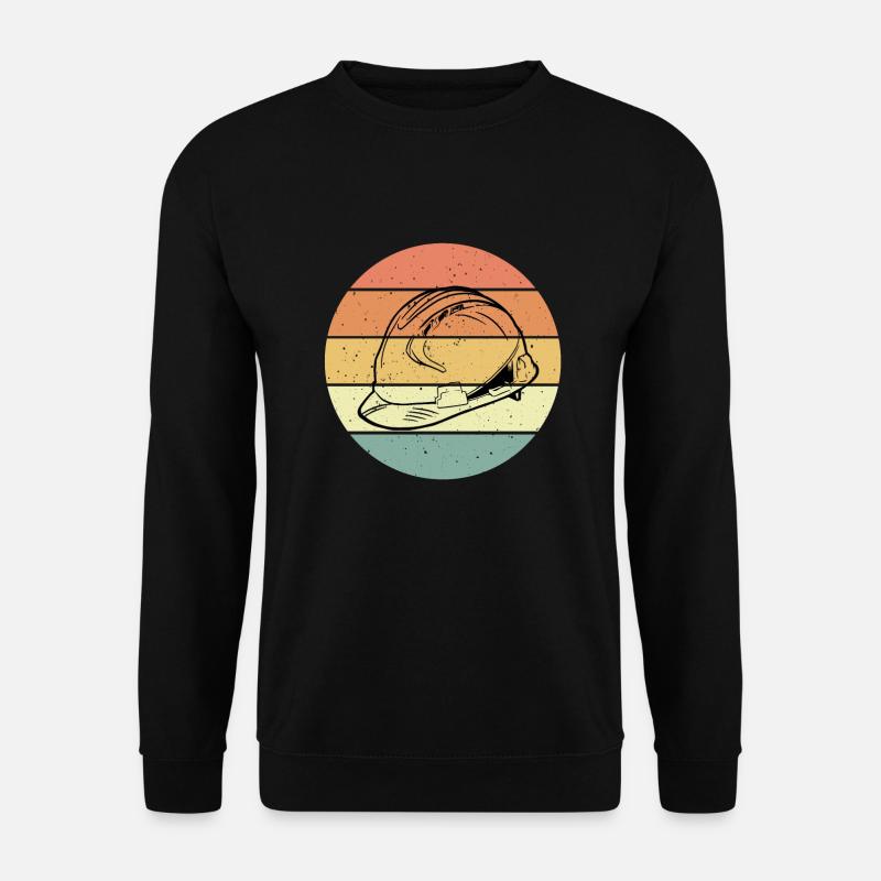 Casque de construction - Sweat-shirt Unisexe - noir