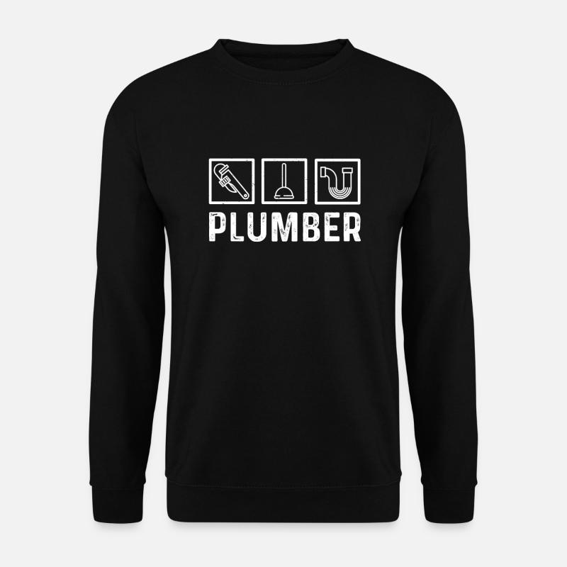 Plombier - Sweat-shirt Unisexe - noir