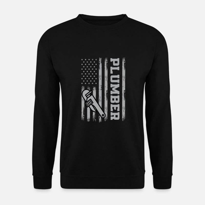 Plombier États-Unis - Sweat-shirt Unisexe - noir