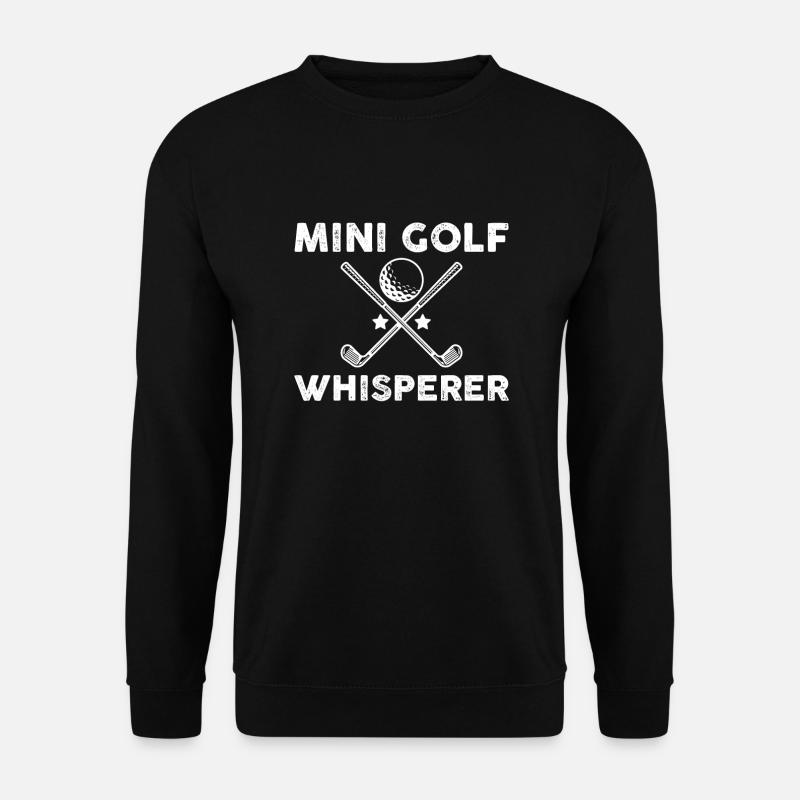 Minigolf Flüsterer - Unisex Pullover - Schwarz