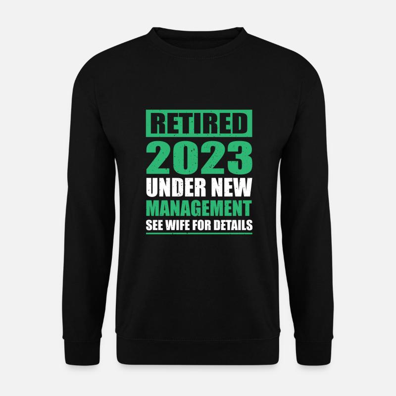 Lustiger Ruhestand 2023 - Unisex Pullover - Schwarz