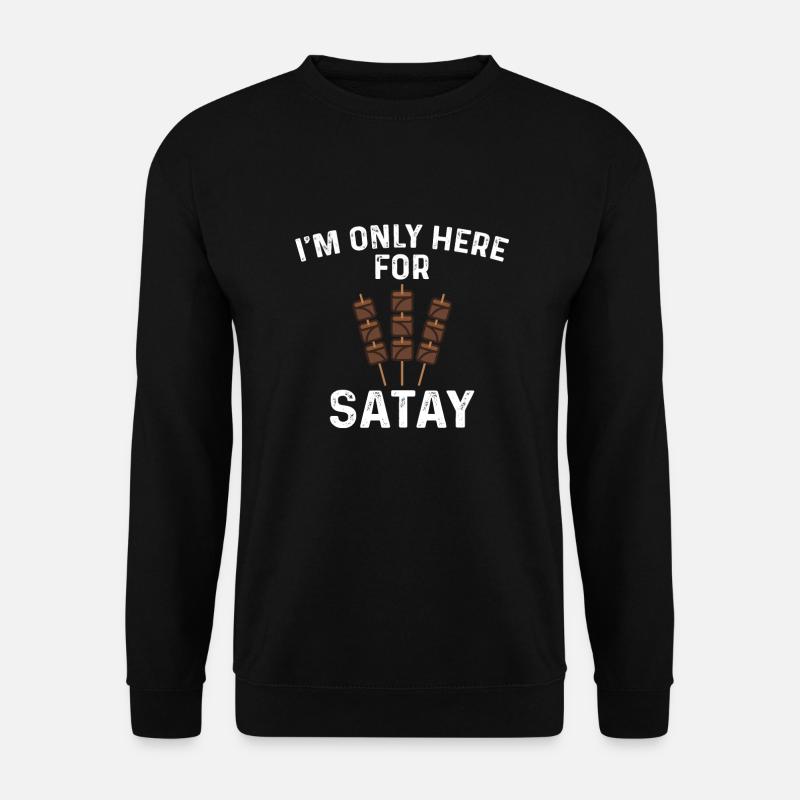 Lustiges Satay Shirt - Unisex Pullover - Schwarz