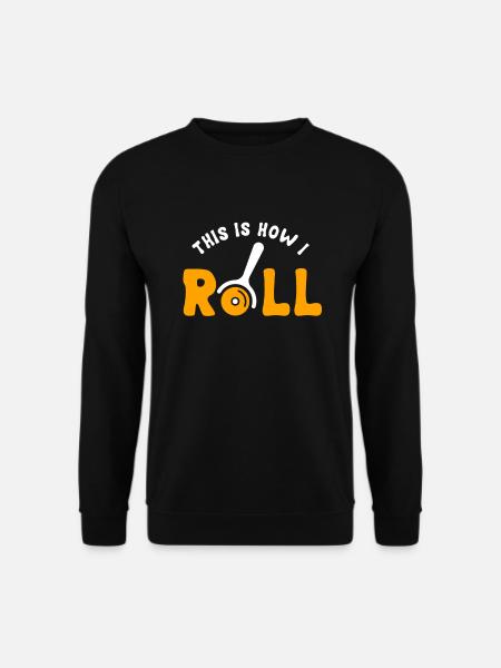 Pizza Cutter Design - Unisex Sweatshirt - black