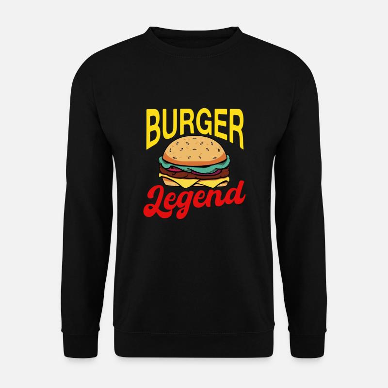 Burger Legend - Unisex Sweatshirt - black