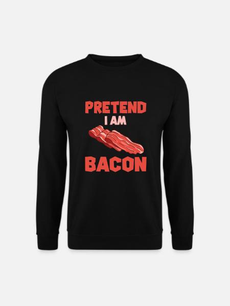 Drôle de cadeau au bacon - Sweat-shirt Unisexe - noir