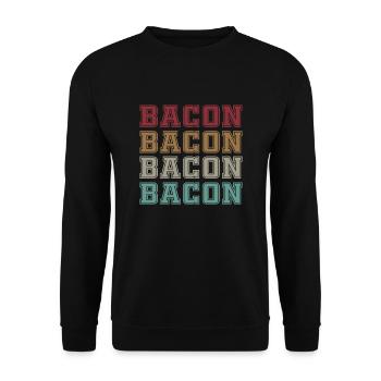 Speck - Unisex Pullover - Schwarz - Vorne - Alina (178cm) & Michal (187cm)