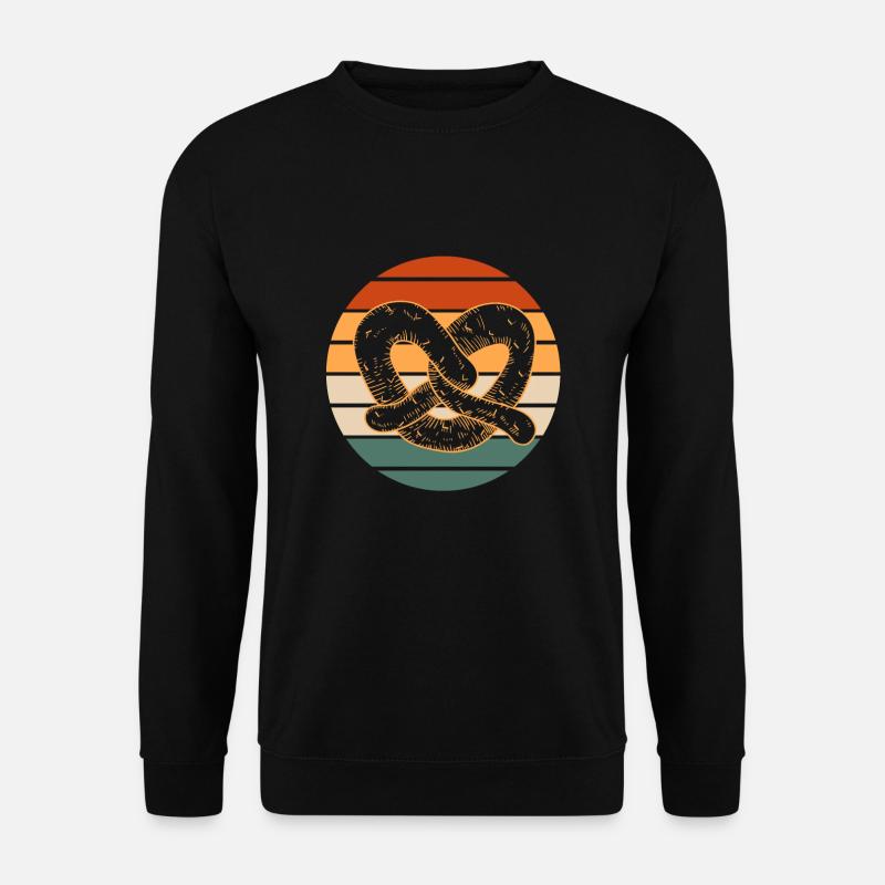 Brezel - Unisex Pullover - Schwarz