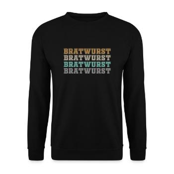 Retro Ferry Vêtements Porte-conteneurs - Sweat-shirt Unisexe - noir - Devant - Alina (178cm) & Michal (187cm)