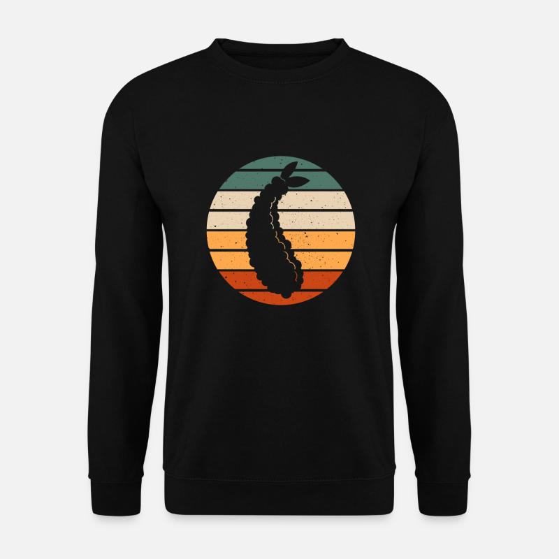 Retro Tempura Design - Unisex Pullover - Schwarz