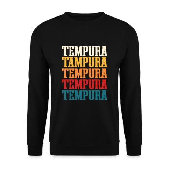 Tempura - Unisex Sweatshirt - black - Front - Alina (178cm) & Michal (187cm)