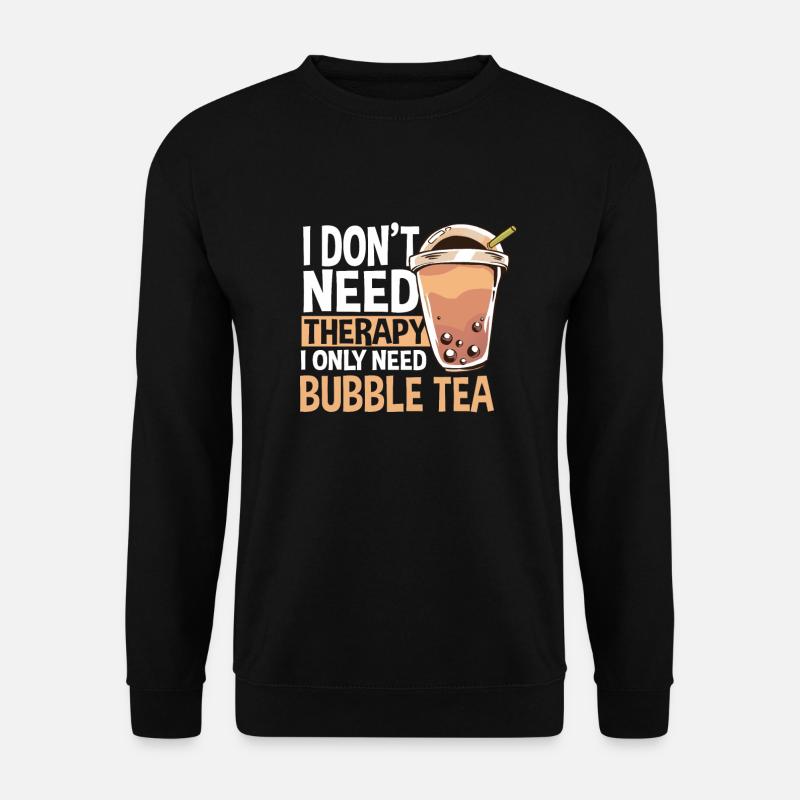 Funny Bubble Tea Gift - Unisex Sweatshirt - black