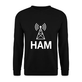 Conception de radio amateur - Sweat-shirt Unisexe - noir - Devant - Alina (178cm) & Michal (187cm)