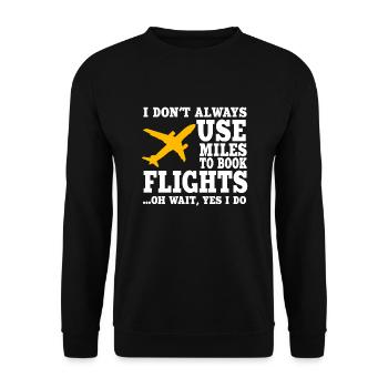 Lustiges Travel Hacker Design - Unisex Pullover - Schwarz - Vorne - Alina (178cm) & Michal (187cm)