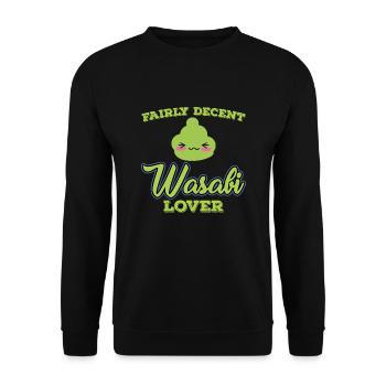 Wasabi - Sweat-shirt Unisexe - noir - Devant - Alina (178cm) & Michal (187cm)