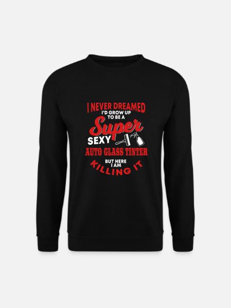 Lustige Autoglastönung - Unisex Pullover - Schwarz