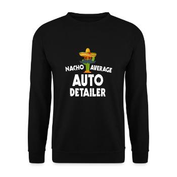 Nacho Average Auto Detailer - Unisex Sweatshirt - black - Front - Alina (178cm) & Michal (187cm)