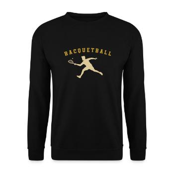 Racquetball - Sweat-shirt Unisexe - noir - Devant - Alina (178cm) & Michal (187cm)