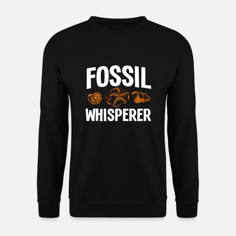 Fossiler Flüsterer - Unisex Pullover - Schwarz