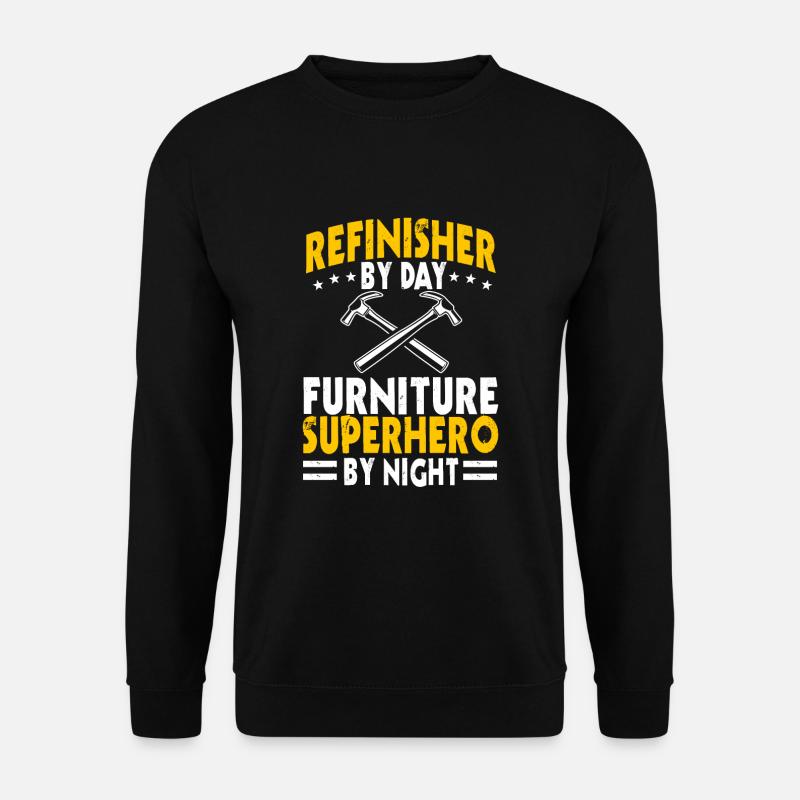 Möbel Superheld - Unisex Pullover - Schwarz