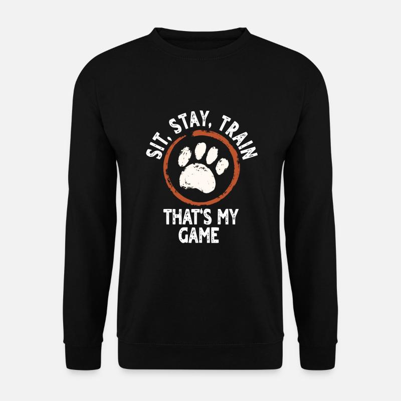 Hundetrainer - Unisex Pullover - Schwarz