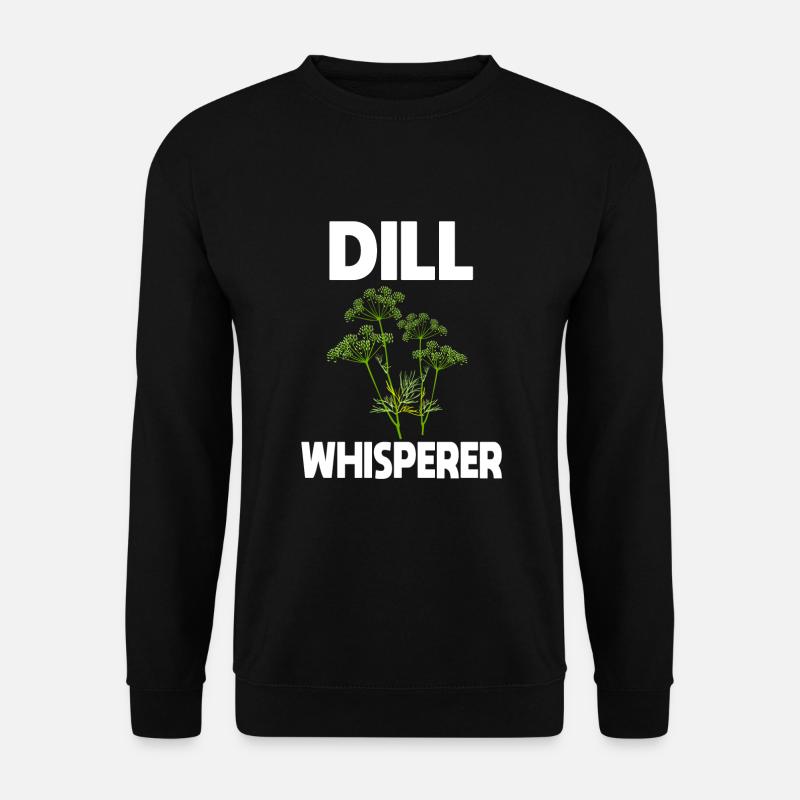 Chuchoteur à l’aneth - Sweat-shirt Unisexe - noir