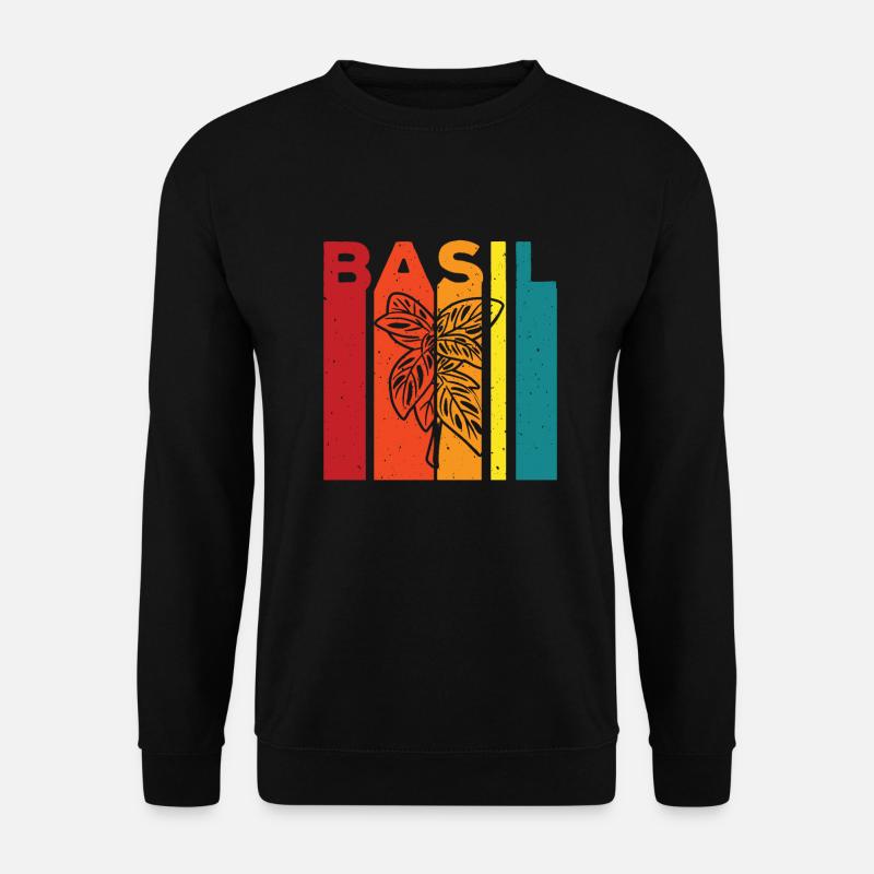 Basilikum - Unisex Pullover - Schwarz