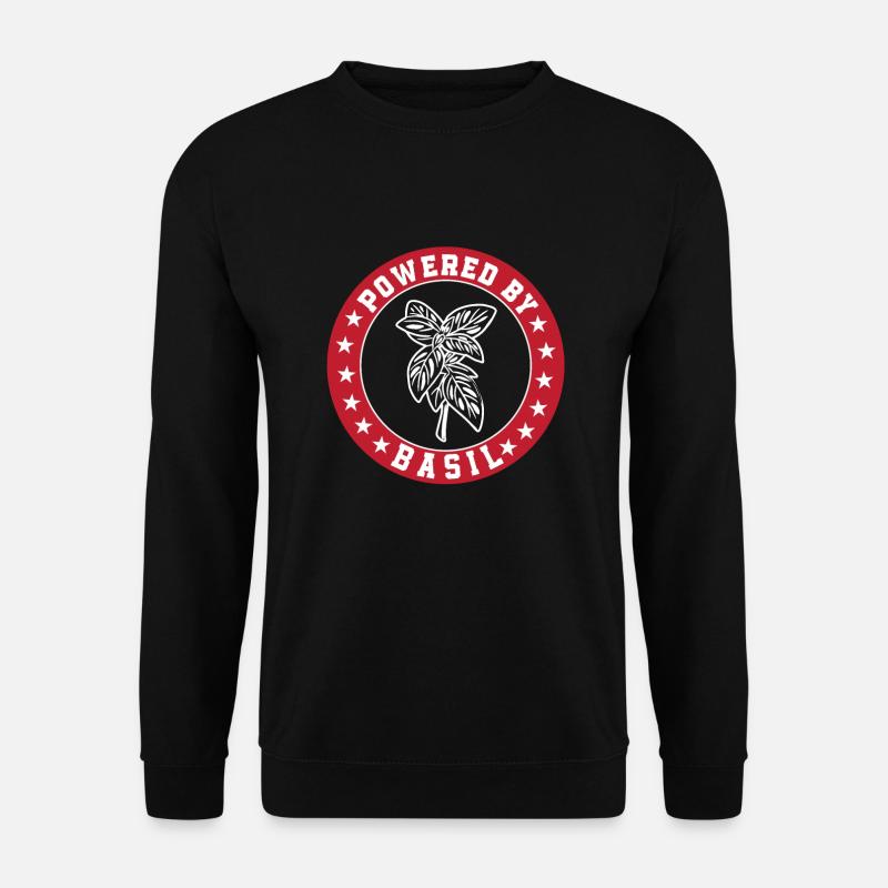 Angetrieben Von Basilikum - Unisex Pullover - Schwarz