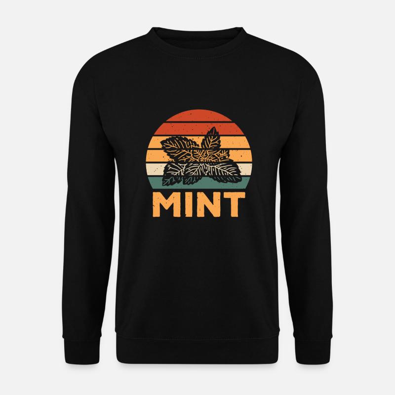 Conception Retro Mint - Sweat-shirt Unisexe - noir