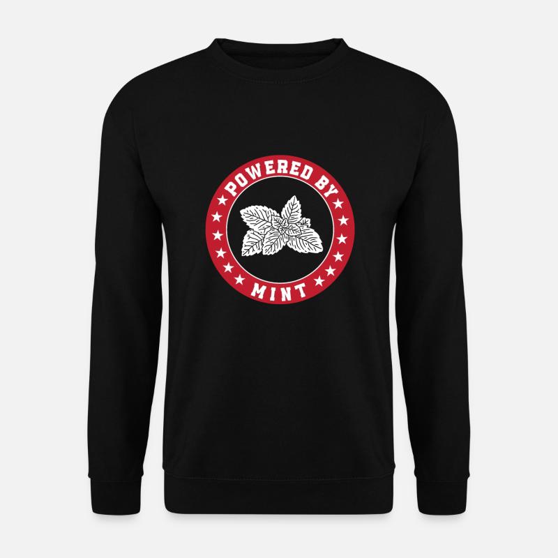 Cool Mint Lover Design - Sweat-shirt Unisexe - noir