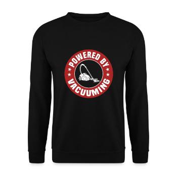 Staubsaugen - Unisex Pullover - Schwarz - Vorne - Alina (178cm) & Michal (187cm)