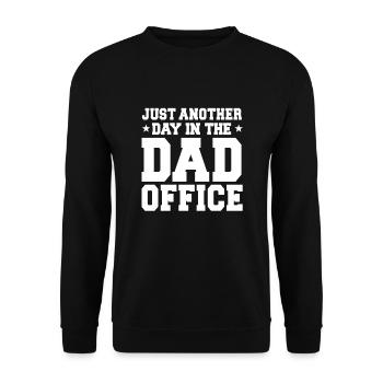 Home Office Men - Unisex Sweatshirt - black - Front - Alina (178cm) & Michal (187cm)