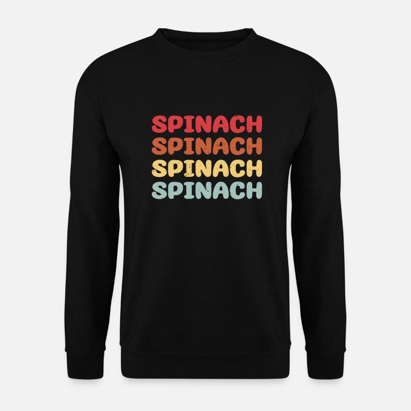 Spinat - Unisex Pullover - Schwarz
