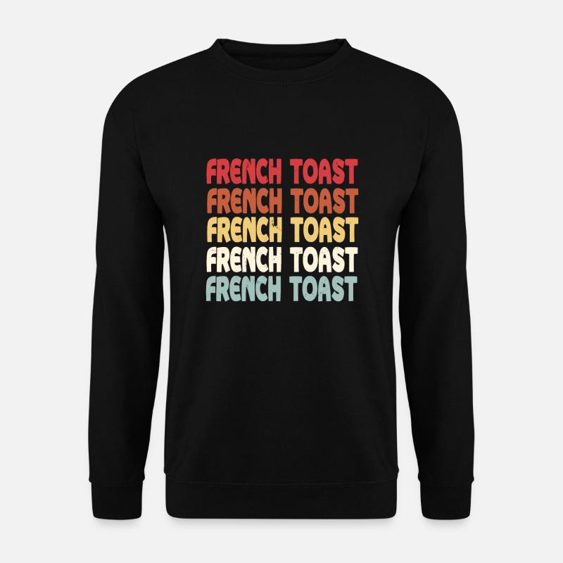 French Toast lettering - Unisex Sweatshirt - black
