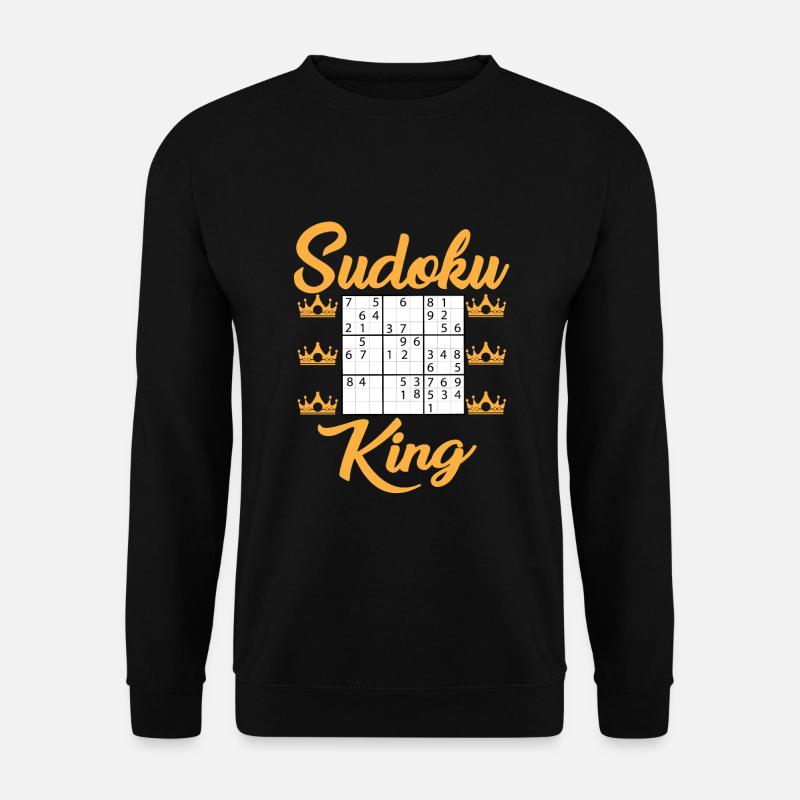 Sudoku King - Unisex Sweatshirt - black