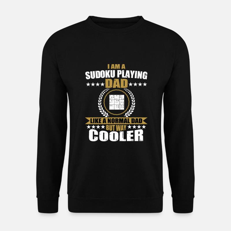 Sudoku Papa - Unisex Pullover - Schwarz