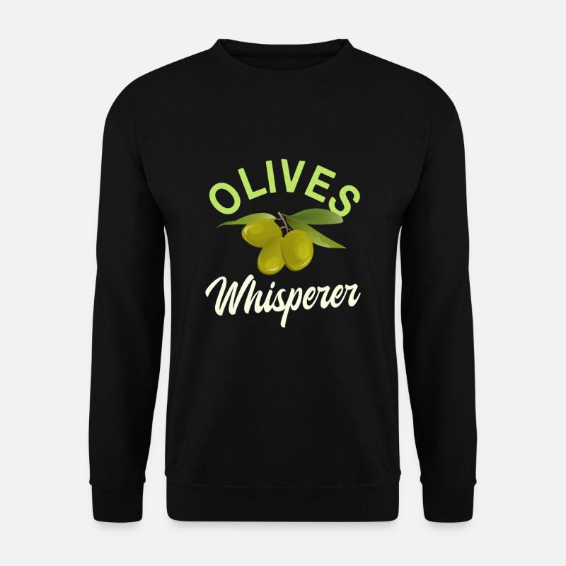 Olive Whisperer - Unisex Sweatshirt - black
