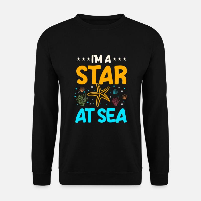 Funny Starfish Gift Idea - Unisex Sweatshirt - black