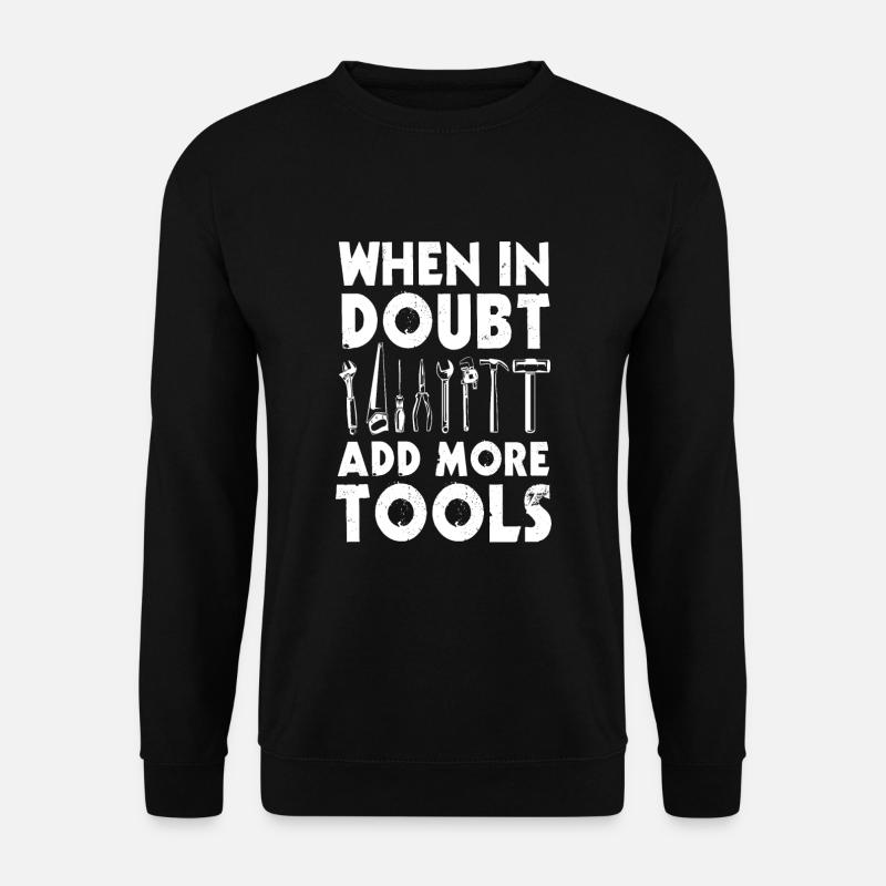 Lustiges Werkzeug Design - Unisex Pullover - Schwarz