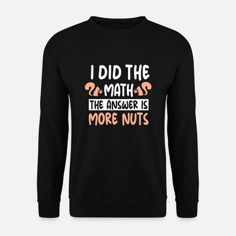 Squirrels and nuts - Unisex Sweatshirt - black