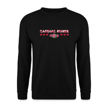 Retro Ferry Vêtements Porte-conteneurs - Sweat-shirt Unisexe - noir - Devant - Alina (178cm) & Michal (187cm)