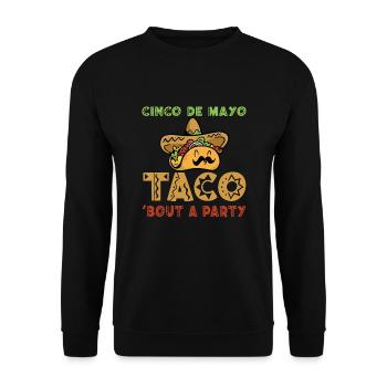 Lustiger Cinco De Mayo Spruch - Unisex Pullover - Schwarz - Vorne - Alina (178cm) & Michal (187cm)